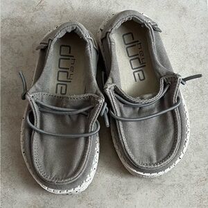 Hey Dude Gray Moccasin Shoes Casual Comfort